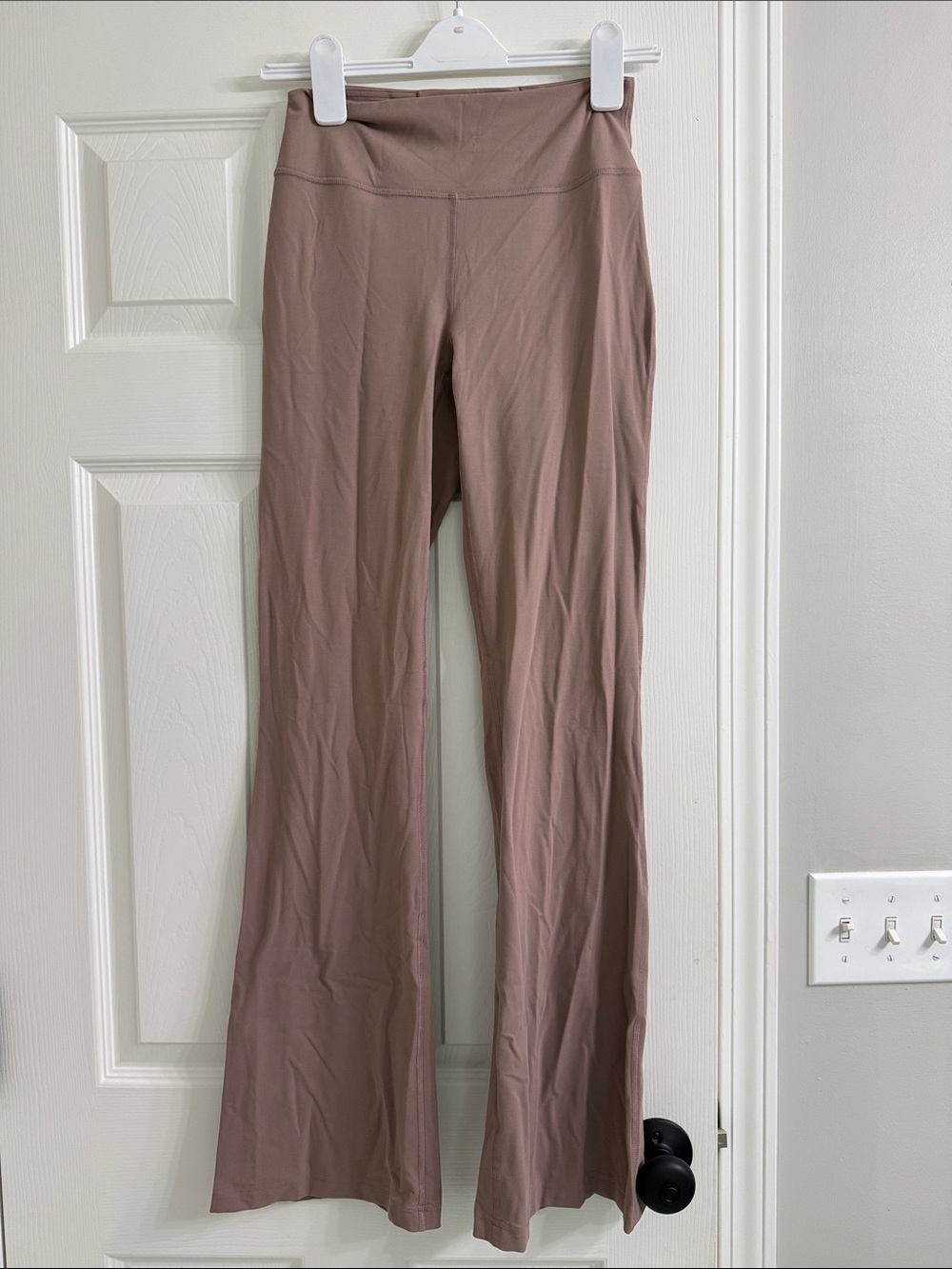 lululemon athletica Bootcut Flare Yoga Pants - Mauve Taupe